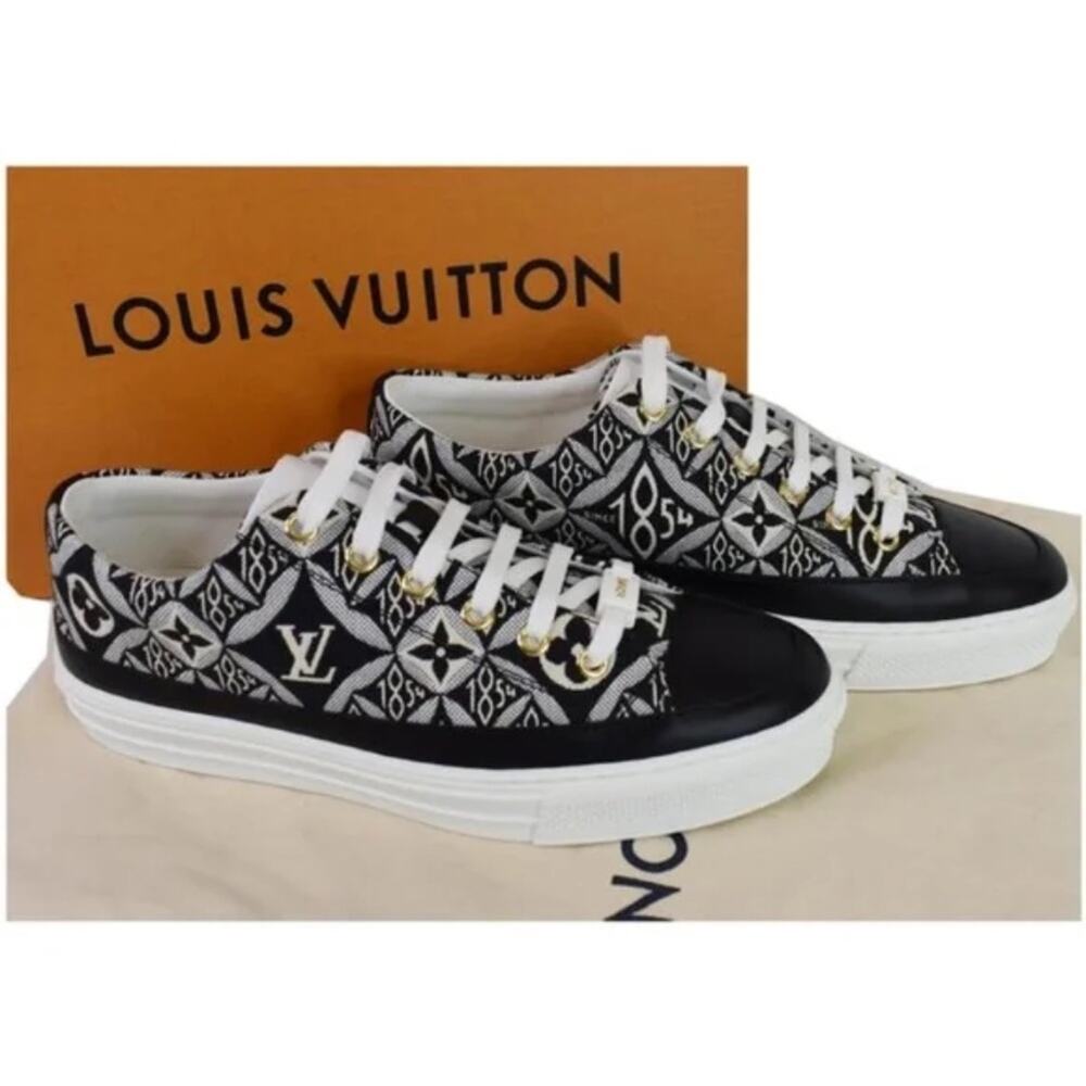 Louis Vuitton Since 1854 Jacquard Monogram Sneakers Size 37